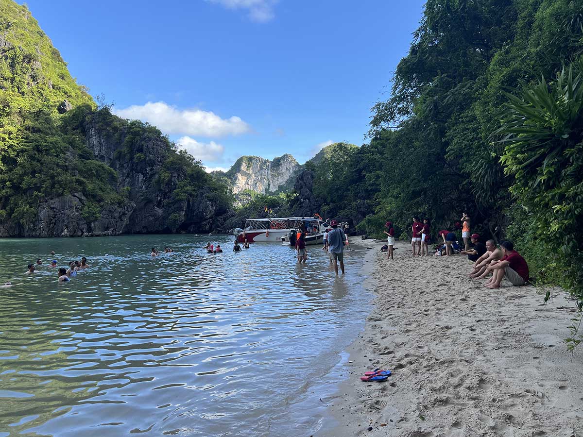 Virgin Beach on Halong Bay